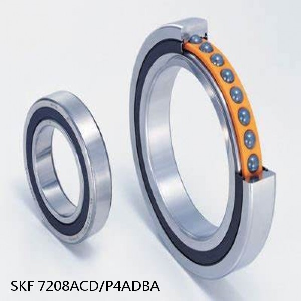 7208ACD/P4ADBA SKF Super Precision,Super Precision Bearings,Super Precision Angular Contact,7200 Series,25 Degree Contact Angle