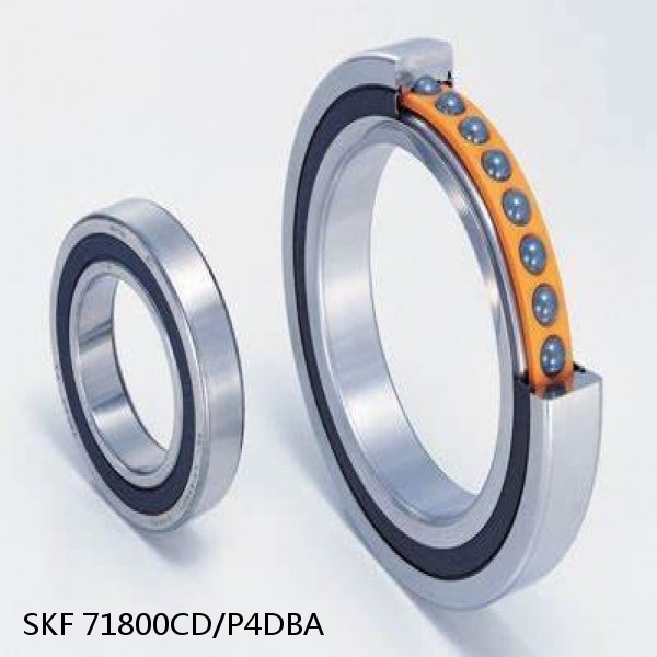 71800CD/P4DBA SKF Super Precision,Super Precision Bearings,Super Precision Angular Contact,71800 Series,15 Degree Contact Angle