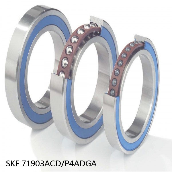 71903ACD/P4ADGA SKF Super Precision,Super Precision Bearings,Super Precision Angular Contact,71900 Series,25 Degree Contact Angle