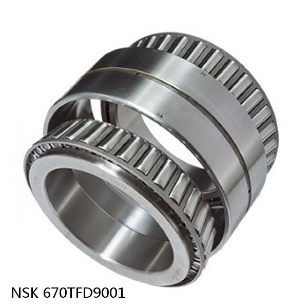 NSK 670TFD9001 DOUBLE ROW TAPERED THRUST ROLLER BEARINGS